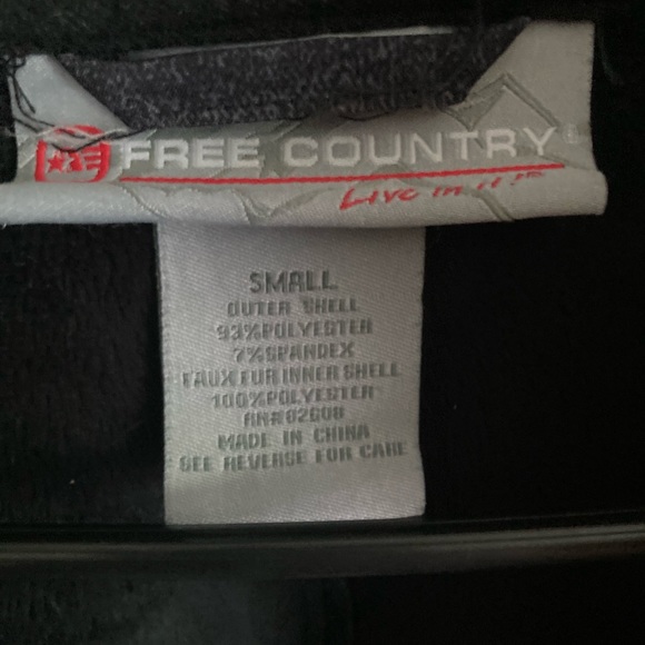 Free Country hooded weather proof lined jacket - Picture 2 of 3